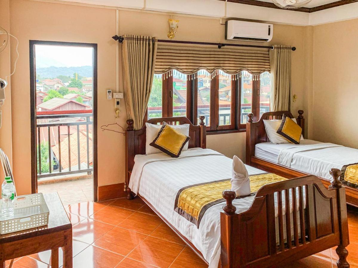 Bountang Mountain View Riverside Hotel Vang Vieng Exterior foto
