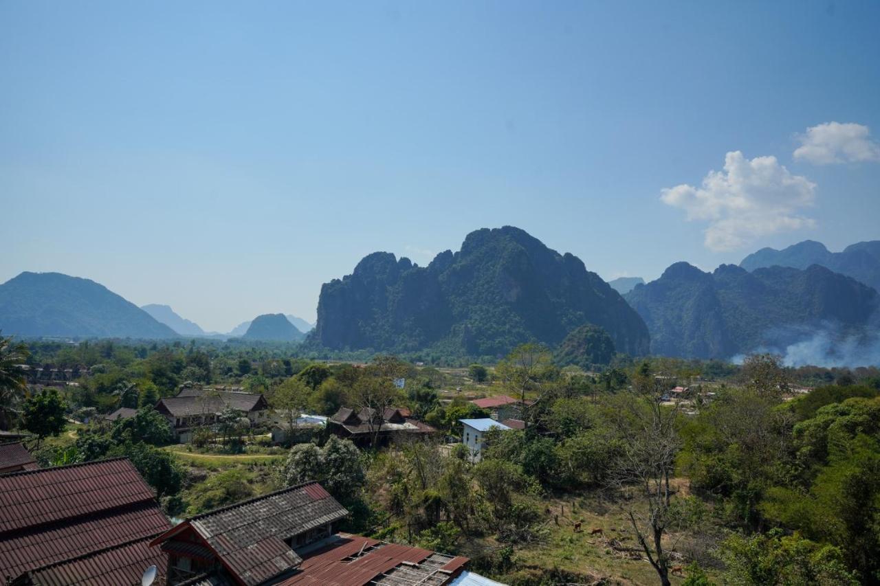 Bountang Mountain View Riverside Hotel Vang Vieng Exterior foto